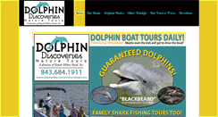 Desktop Screenshot of dolphindiscoverieshiltonhead.com
